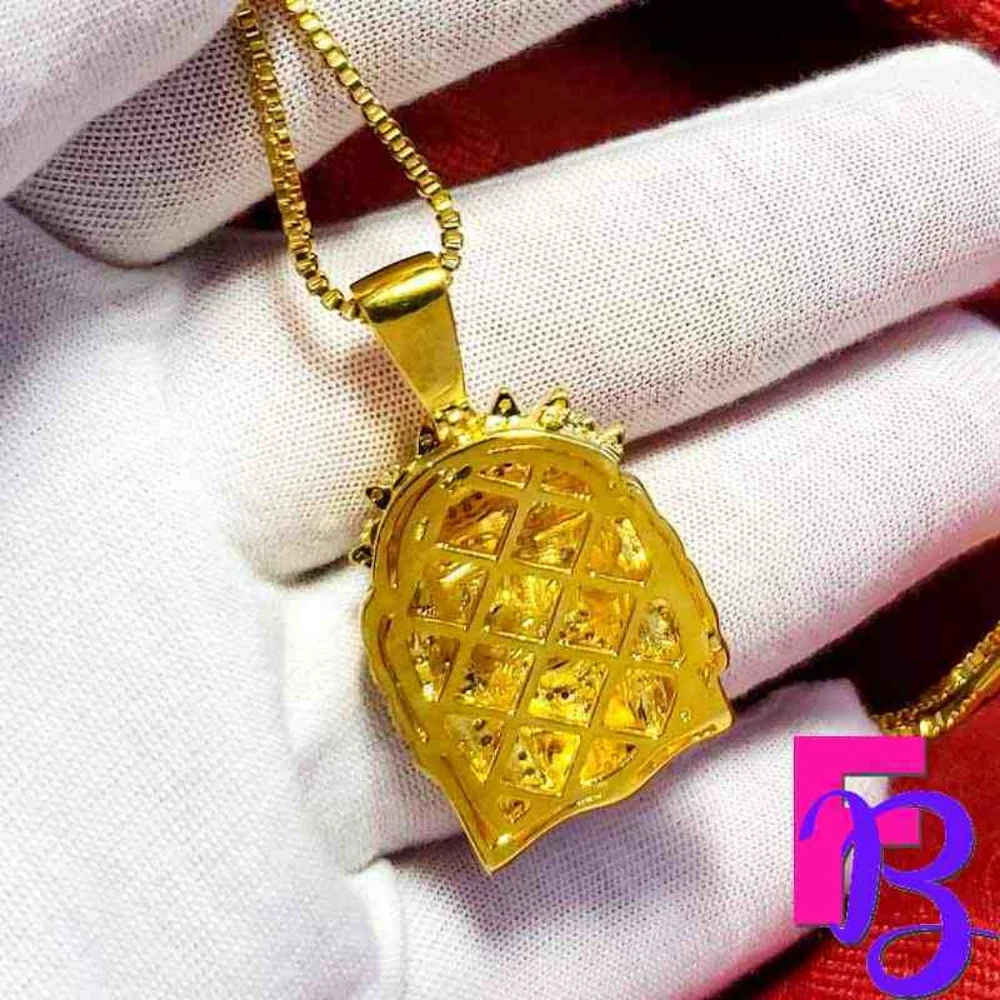 Icey Jesus Lion of Judah Pendant
